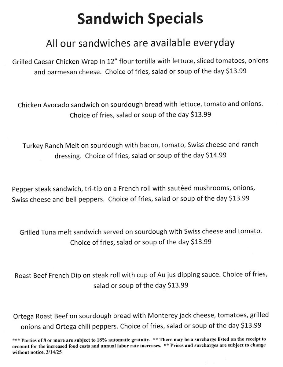 Hula's Menu - Image 3