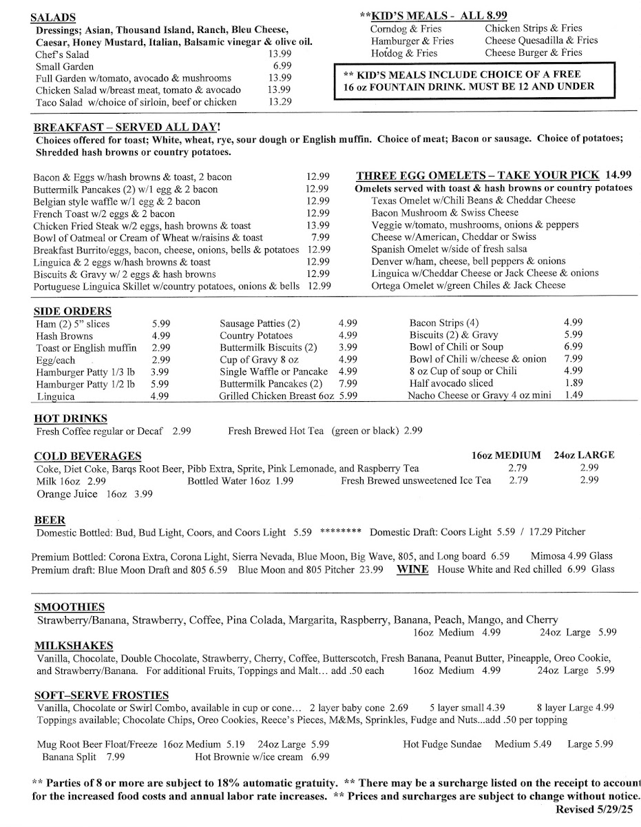 Hula's Menu - Image 5